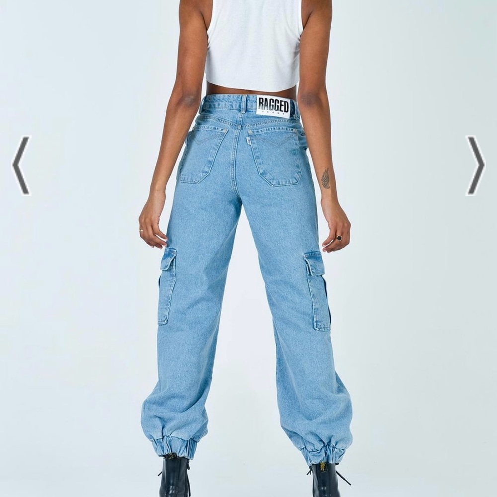 The Ragged Priest Light Wash Combat Denim
